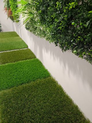 Césped artificial nuevo