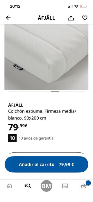 2 colchones de 90 x2m