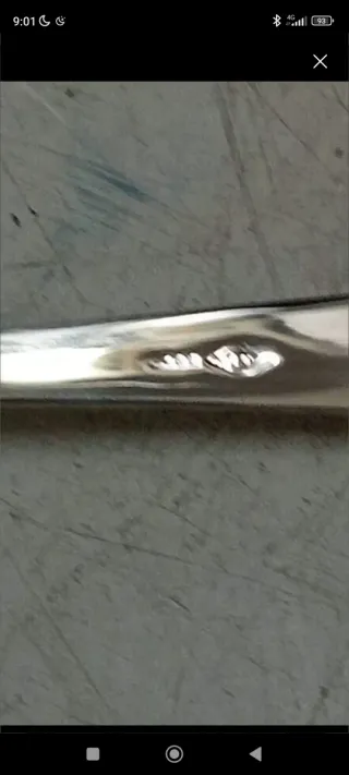 12 tenedores acero inoxidable