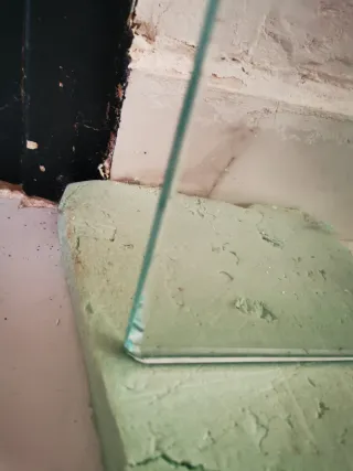 Puerta corredera de cristal