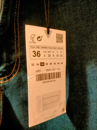 Pantalón pitillo elástico