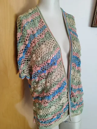 Jersei de punto multicolor