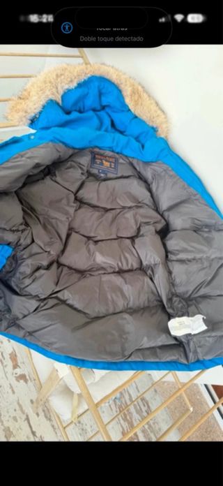 Parka Woolrich Hombre Azul Talla L