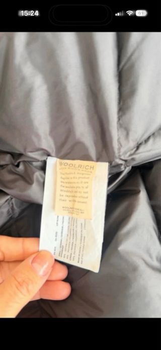 Parka Woolrich Hombre Azul Talla L