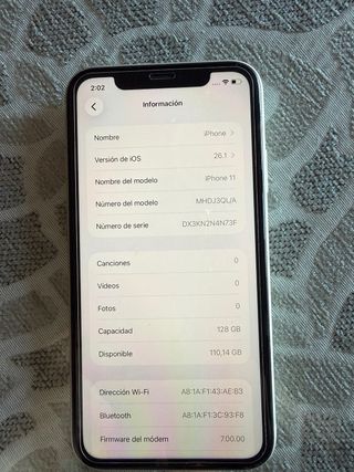 Iphone 11 Blanco 128 Gb
