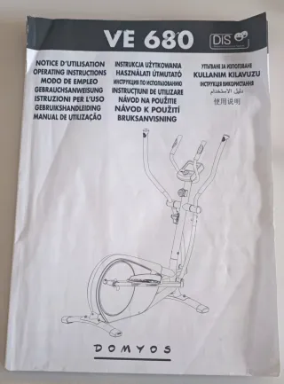 Bicicleta Elíptica Domyos VE 680