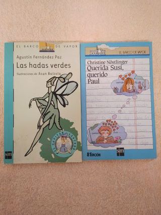 LOTE (IV) DE 10 LIBROS EL BARCO DE VAPOR (azules)