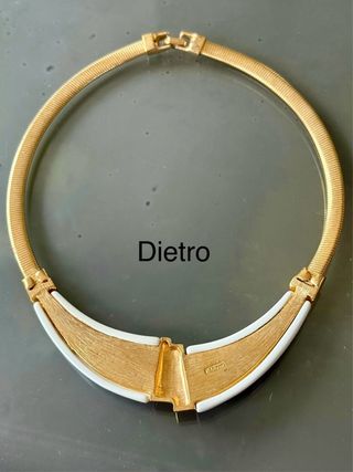 Girocollo Monet vintage oro e bianco