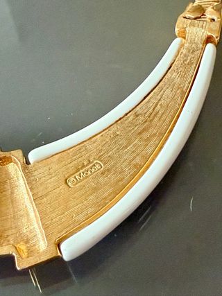 Girocollo Monet vintage oro e bianco