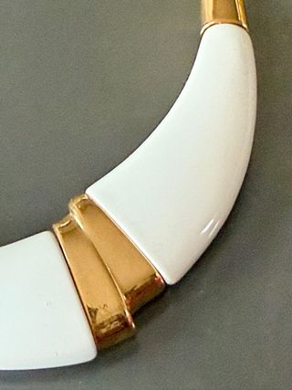 Girocollo Monet vintage oro e bianco