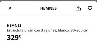 Sofá Cama Hemnes de Ikea, incluye colchon.