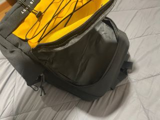 Mochila The North Face Big Shot Negra y Amarilla