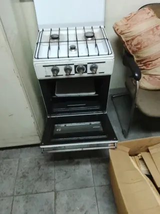 Cocina de gas con horno