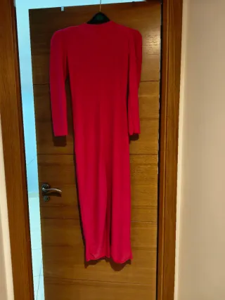 Vestido invitada rosa fucsia Talla S