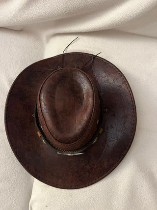 Cappello Cowboy Cowgirl Marrone Vintage