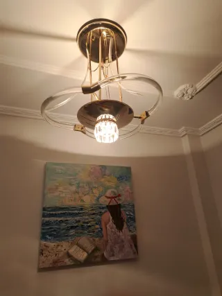 Dos lámparas de salón