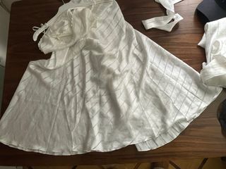 Camisón y Bata Lencera Nina Ricci Blanco a medida