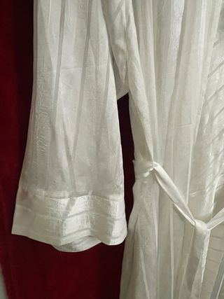 Camisón y Bata Lencera Nina Ricci Blanco a medida