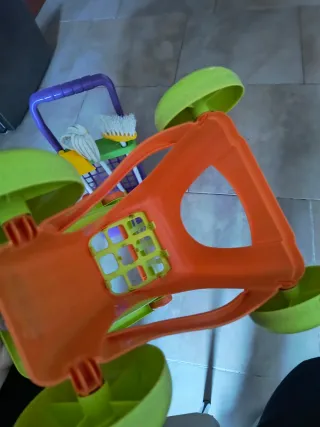 Carrito Limpieza Juguete con Accesorios