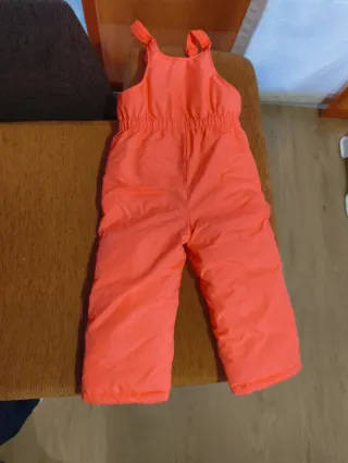 Peto de nieve fosforito niña talla 5-6 años