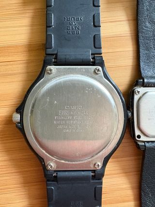 Set 2 Orologi Casio Neri