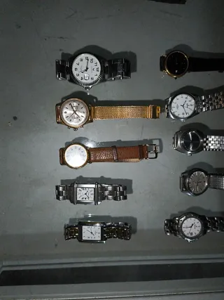 Lote de 10 relojes de pulsera