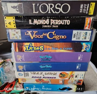 Lotto VHS: L'Orso, Jurassic Park, Cigno e altri