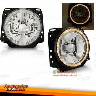 FAROS OJOS DE ANGEL GOLF, 83-91. H4 CRISTAL CLARO