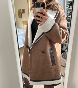 Giacca donna - Shearling Style - Vintage S/M