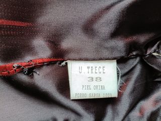 Chaqueta de cuero negra talla S