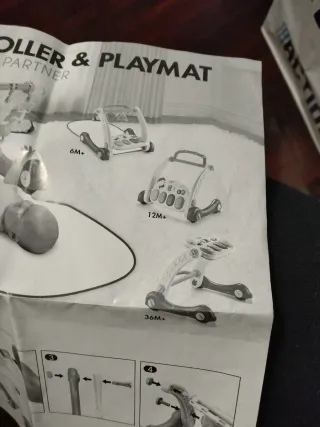 Gimnasio y andador para bebés