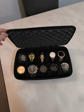 Custodia porta orologi 10 posti