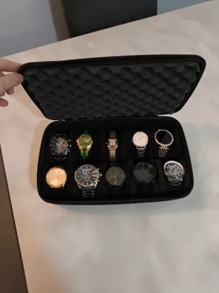 Custodia porta orologi 10 posti