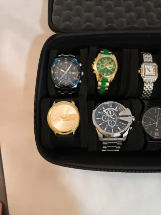Custodia porta orologi 10 posti