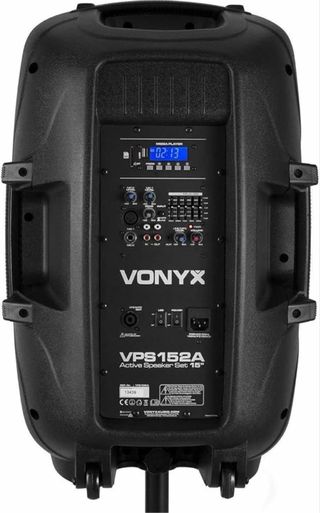 Altavoces VONYX 1000W 15 MP3 BT con trípodes y mic