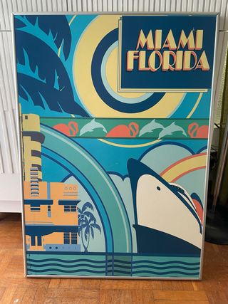 Cuadro Art Déco Miami Florida Crucero