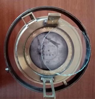 BRÚJULA DE BARCO DE BRONCE