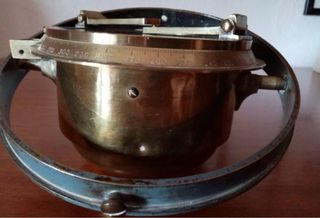 BRÚJULA DE BARCO DE BRONCE