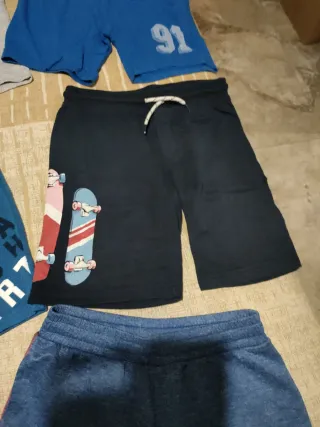 Lote 9 Pantalones Cortos Niño T8