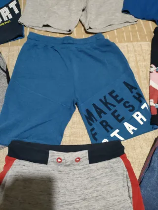 Lote 9 Pantalones Cortos Niño T8