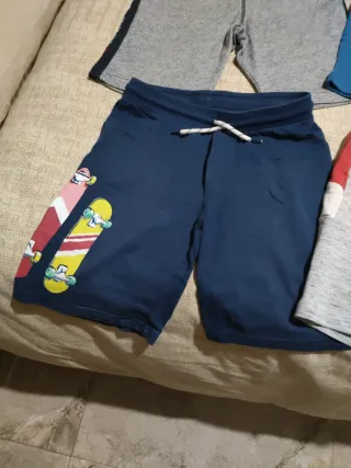 Lote 9 Pantalones Cortos Niño T8