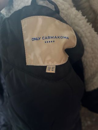 Chaquetón negro mujer talla 44