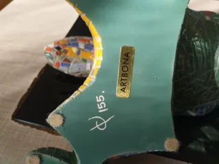 Figura Dragón o Salamandra Mosaico Gaudí N°155