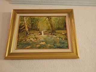 2 cuadros pintado a oleo en un lienzo