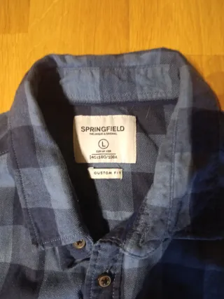 Camisa de cuadros Springfield hombre