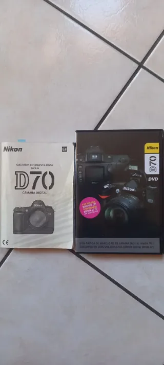 Manuale e CD Nikon D70 Spagnolo