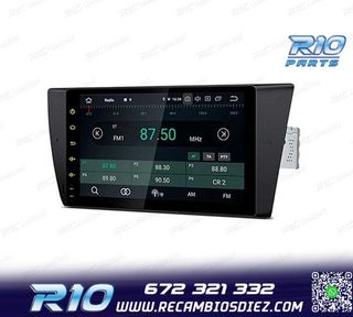RADIO GPS ANDROID 14 BMW E90 E91 E92 E93 PANTALLA 9" TACTIL