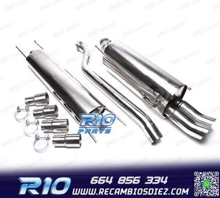 SILENCIOSO ESCAPE OPEL ASTRA G 97-04 ACERO