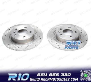 DISCOS DE FRENO PARA JEEP PERFORADOS RANURADOS