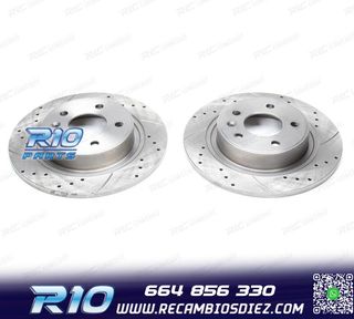 DISCOS DE FRENO PARA LAND ROVER PERFORADOS RANURADOS